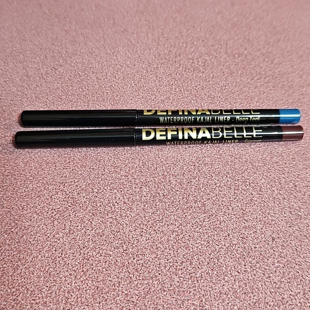 Belle Beauty Definabelle Waterproof Kajal EyeLiners. New & Unused. Set Of (2).